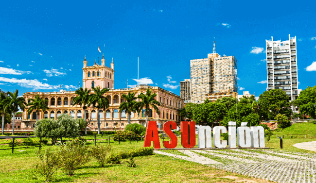 Asuncion die Hauptstadt des Auswanderer Land Paraguay